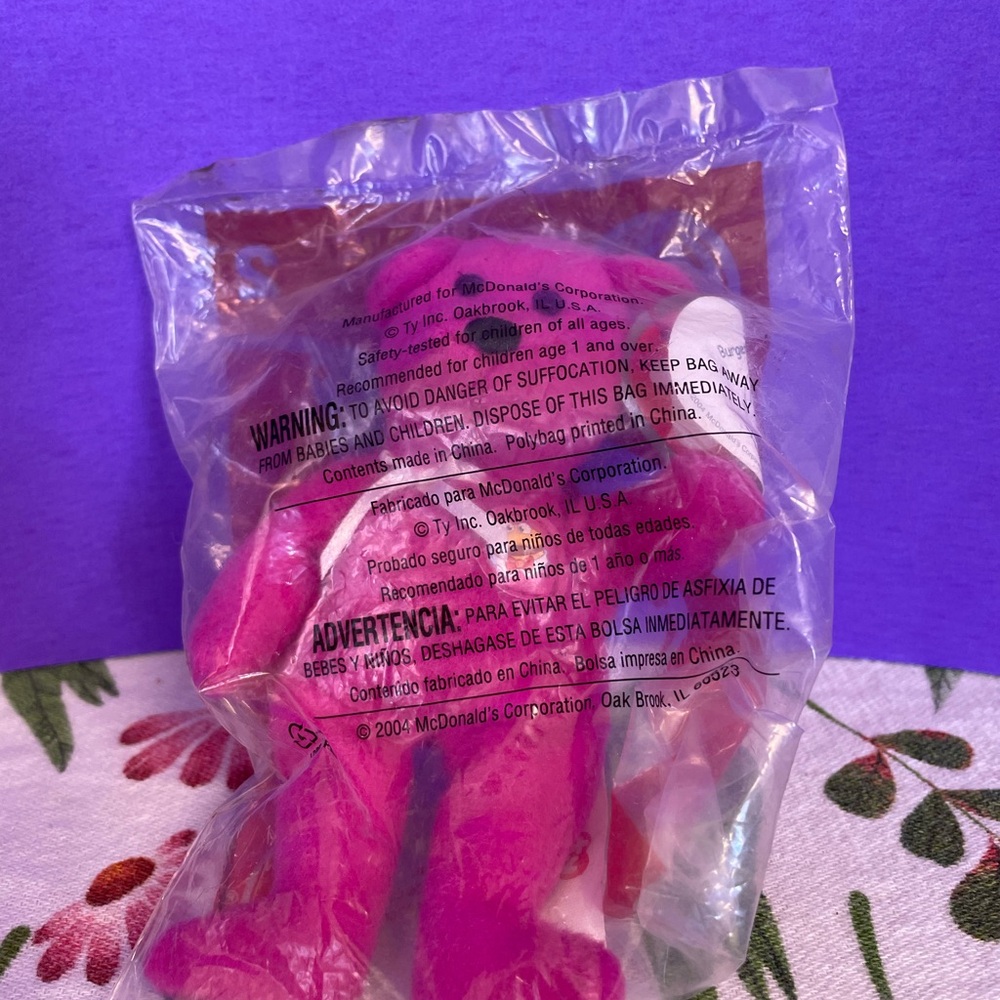 McDonald’s Happymeal Beanie Babies #2 (Burger the Bear)